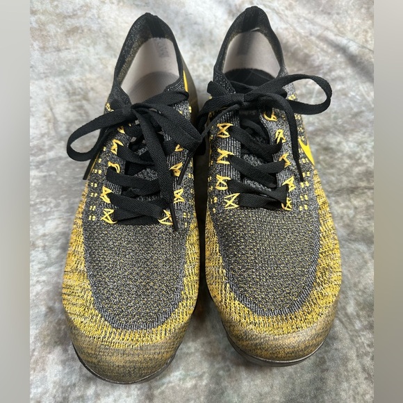 Men\'s Nike Air Vapormax Flyknit Bumblebee Grey Gold Shoes